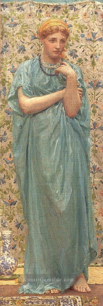 Marigolds weiblich Albert Joseph Moore Figuren Ölgemälde